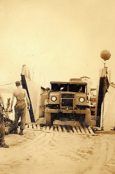 Aankomst in Palembang, oktober 1946.